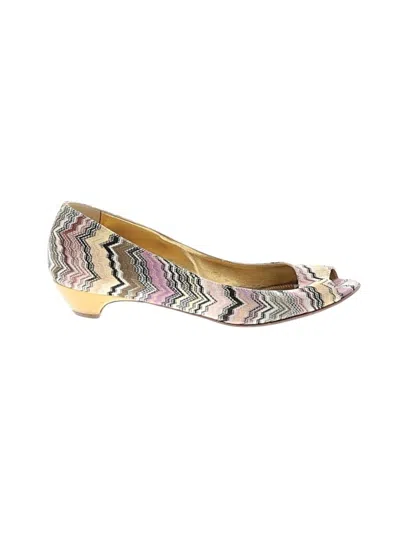 Pre-owned Missoni Heels In Ivory