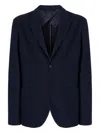 Missoni Single-breasted Jacket With Zigzag Pattern In Black