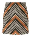 Missoni Herringbone Pattern Skirt In Multicolor