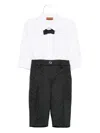 Missoni Herringbone-pattern Trousers Set In Black