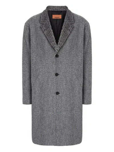 MISSONI HERRINGBONE-PATTERNED COAT