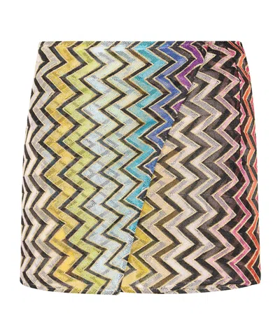 MISSONI ZIGZAG-PATTERNED SHORTS