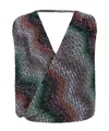 Missoni Herringbone Top In Multi