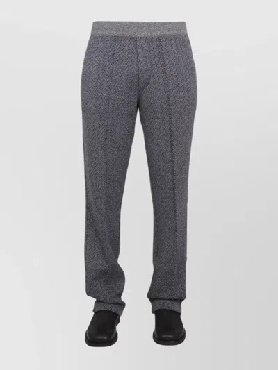 Missoni Textured Trousers In Gray