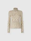 Missoni High-neck Sweater In Flame Smooth Knit In Multi