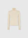 Missoni High-neck Sweater In Smooth Knit In White