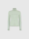 Missoni High-neck Sweater In Smooth Knit In Green