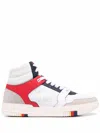 MISSONI HIGH-TOP PANELLED SNEAKERS