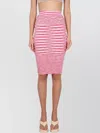 Missoni High-waisted Bodycon Knit Skirt In Pink