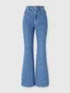 Missoni High-waisted Five-pocket Denim Jeans In Light Blue