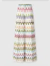 Missoni High-waisted Long Pants With Abstract Floral Pattern In Multicoloured