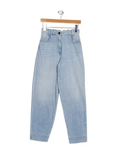 Pre-owned Missoni High-rise Straight Leg Jeans In Blue