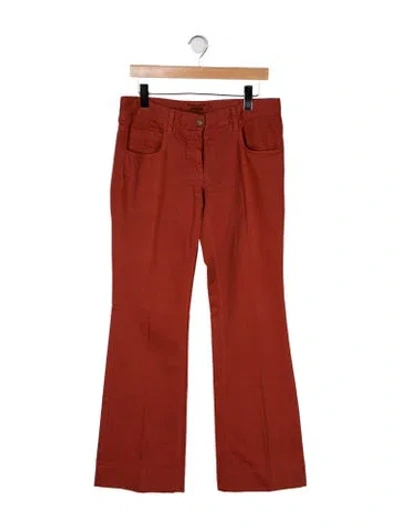 Pre-owned Missoni High-rise Wide Leg Jeans In Orange
