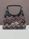 Missoni Hobo Bag Small In Multi