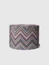 Missoni Holiday Cylindrical Pouffe 40x30 Cm In Multicoloured