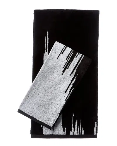 Missoni Home 2pc Skunk Towel Set In Black