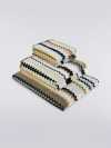 Missoni Home 5-piece Curt Bath Towel Set In Chevron Cotton Terry In Black