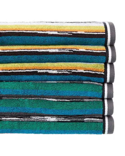 Missoni Home 6pc Wooden Bath Towel Set In Multi