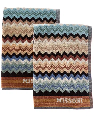 Missoni Home Adam Fitness Towel In Multi