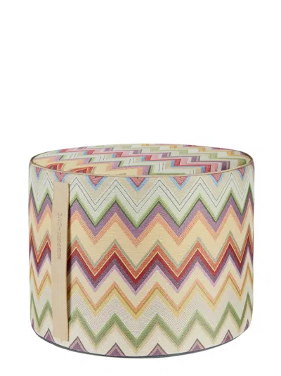 Missoni Home ‘agadir' Cylinder Pouf In Multicolor