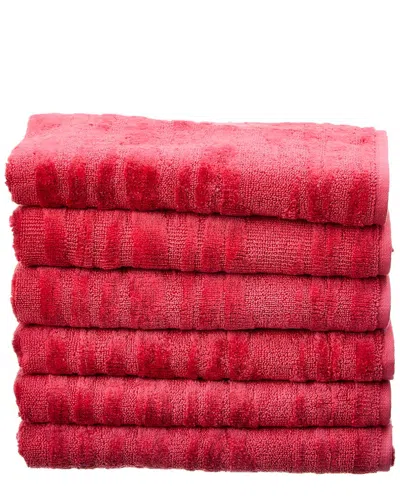 Missoni Allan Hand Towel, Set Of 6 In Red