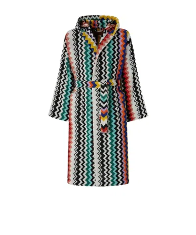Missoni Home Belted Bathrobe In Multi