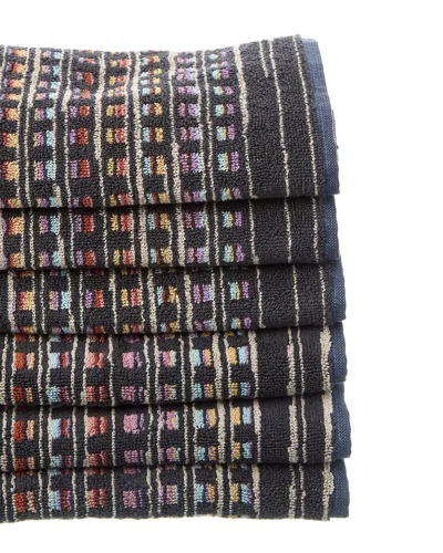 MISSONI MISSONI HOME BENJI SET OF 6 HAND TOWELS