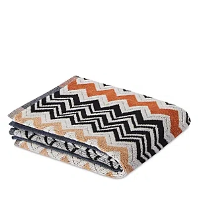 Missoni Bernard Hand Towel In Nero