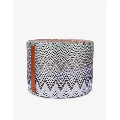 Missoni Home Birmingham Chevron-print Woven Pouf 40cm X 30cm