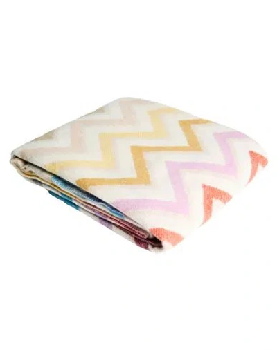 Missoni Home Blanket Or Cover Light Grey Size - Wool, Polyamide