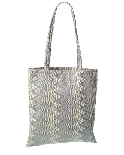 Missoni Home Borsa Salone Mobile Tote In Gray
