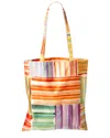 Missoni Home Borsa Salone Mobile Tote In Green
