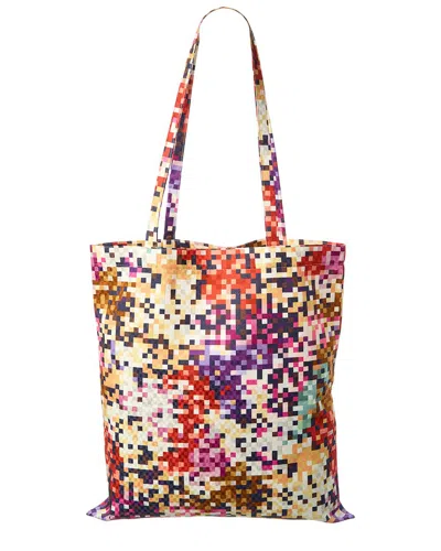 Missoni Home Borsa Salone Mobile Tote In Purple
