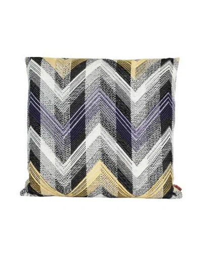 Missoni Home Brianne 40x40 Cushion Pillow Or Pillow Case Black Size - Wool