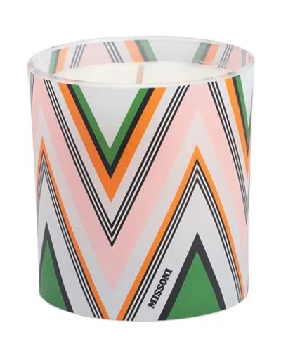 Missoni Home Candle Light Pink Size - Glass, Natural Wax