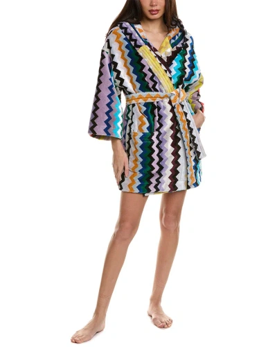 Missoni Home Carlie Hooded Bathrobe In Multi