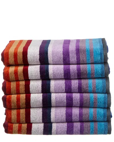 Missoni Home Cesar Hand Towel, Set Of 6 In Multi