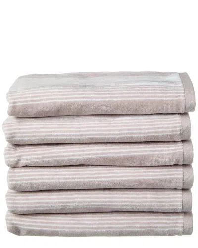 Missoni Home Clint Hand Towel, Set Of 6 In Neutral