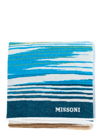 Missoni Home Fiammetta Beach Towel In Blue