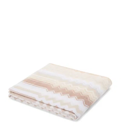 Missoni Home Giacomo Bath Sheet In Pink