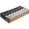 Missoni Home Giacomo Face Towels 30x30 Cm 6 Pieces In Black