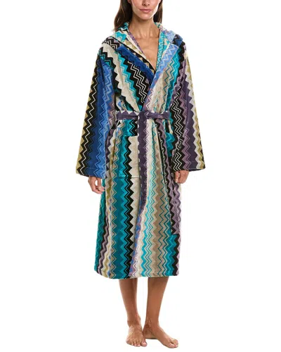 Missoni Home Giacomo Hooded Bathrobe In Multi