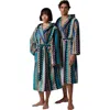 Missoni Home Giacomo Hooded Bathrobe In Blue
