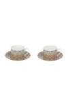 Missoni Home Jarris 2-teacup Set In Brown