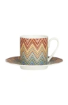 Missoni Zig Zag Jarris Zigzag-print Coffee Cup Set In Multi