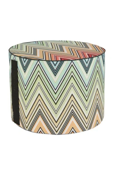 Missoni Home Kew Outdoor Cylinder Pouf 40x30 In Multi