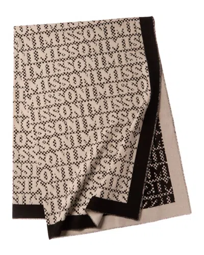 Missoni Home Logomania Throw In Neutral