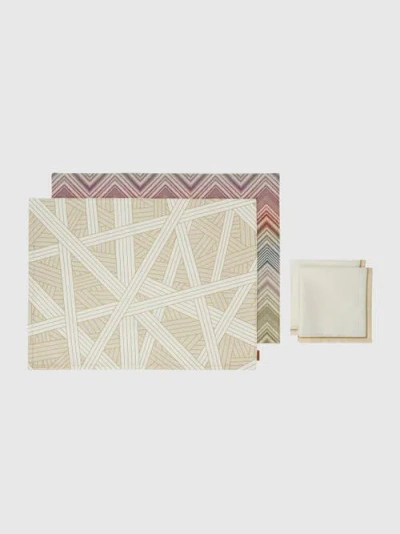 Missoni Home Marea E Nastri 2-piece Placemat And Napkin Set In Multi