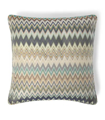 Missoni Home Masuleh Cushion In Turquoise