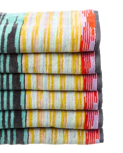 MISSONI MISSONI HOME MINUETTO 6PC OSPITE UNITA HAND TOWEL SET